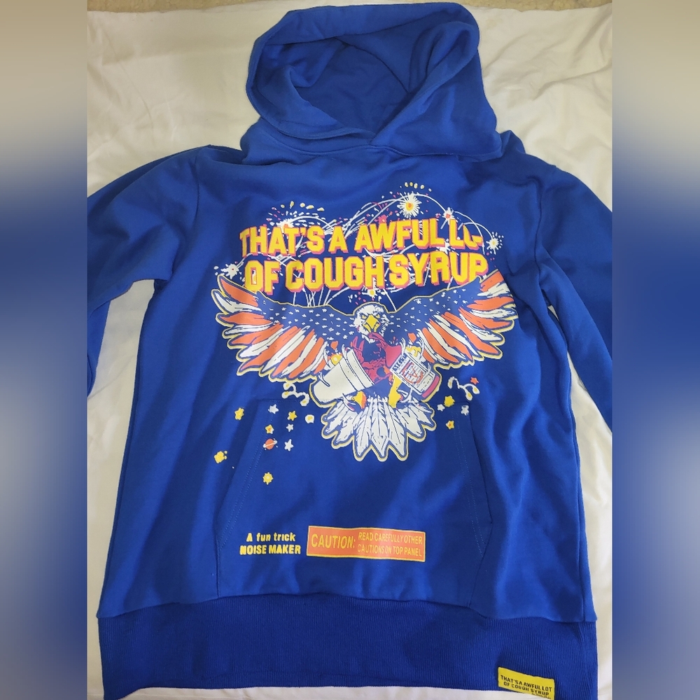 Awful Lot Of Cough Syrup Hoodie New